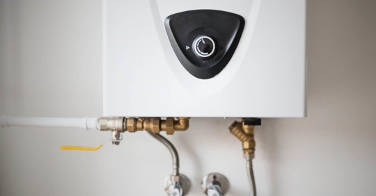 Modern gas water heater