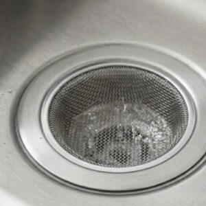 strainer in sink