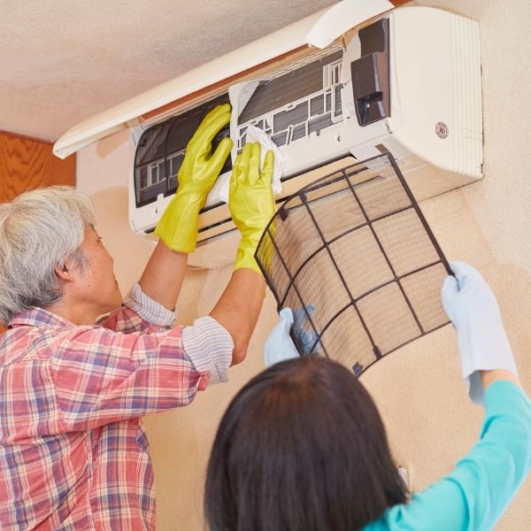 replacing a air filter